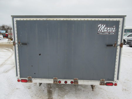 Used 2000 Newman Sled Bed Enclosed Snowmobile Trailer