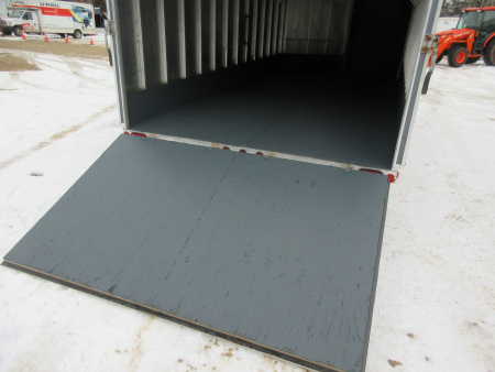 Used 2000 Newman Sled Bed Enclosed Snowmobile Trailer
