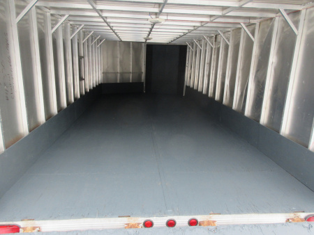 Used 2000 Newman Sled Bed Enclosed Snowmobile Trailer