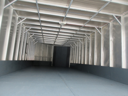 Used 2000 Newman Sled Bed Enclosed Snowmobile Trailer