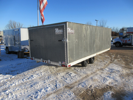 Used 2000 Newman Sled Bed Enclosed Snowmobile Trailer