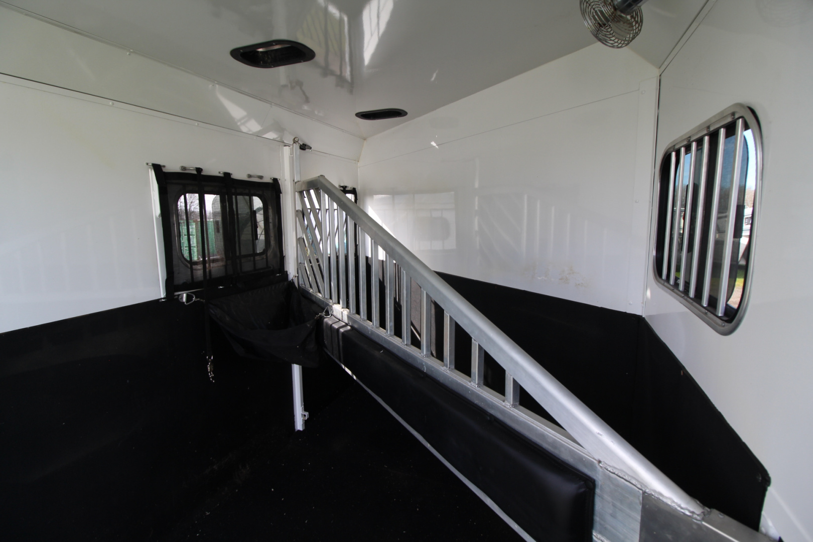 Used 2021 Trails West Sierra Select II Horse Trailer - Ramp - Fans - Camera - Hi-Tie - Lined and Insulated