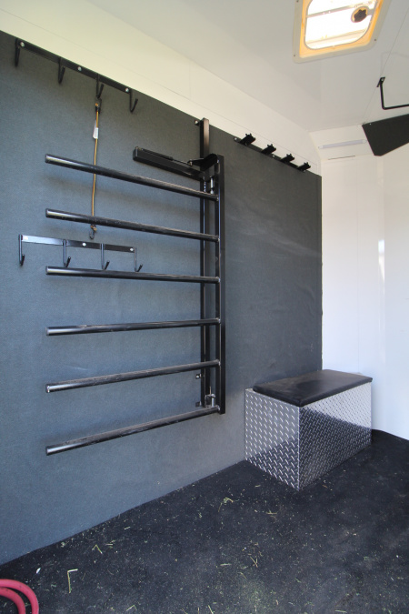 Used 2021 Trails West Sierra Select II Horse Trailer - Ramp - Fans - Camera - Hi-Tie - Lined and Insulated