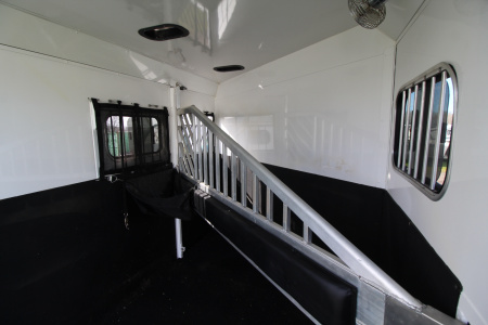 Used 2021 Trails West Sierra Select II Horse Trailer - Ramp - Fans - Camera - Hi-Tie - Lined and Insulated