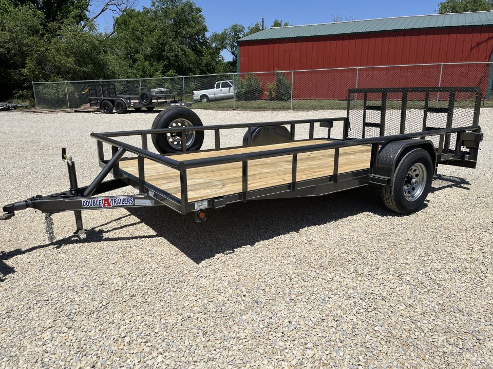 New 2026 Double A 83"x14' Dovetail 5200# Axle Utility Trailer Utility Trailer
