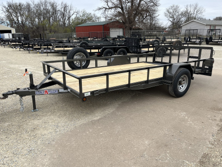 New 2026 Double A 83 x14' Dovetail 5200# Axle Utility Trailer Utility Trailer
