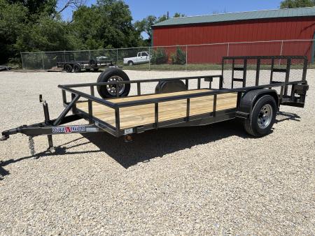 New 2026 Double A 83 x14' Dovetail 5200# Axle Utility Trailer Utility Trailer
