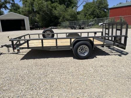 New 2026 Double A 83"x14' Dovetail 5200# Axle Utility Trailer Utility Trailer