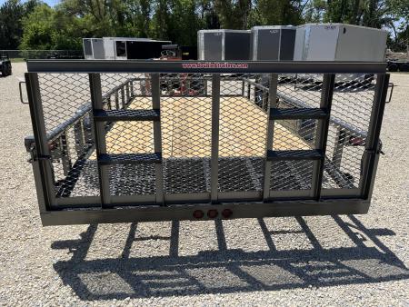 New 2026 Double A 83"x14' Dovetail 5200# Axle Utility Trailer Utility Trailer