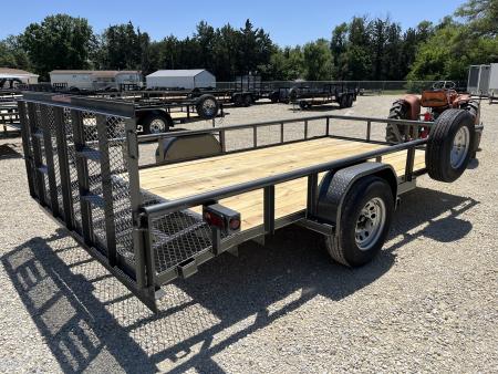New 2026 Double A 83"x14' Dovetail 5200# Axle Utility Trailer Utility Trailer