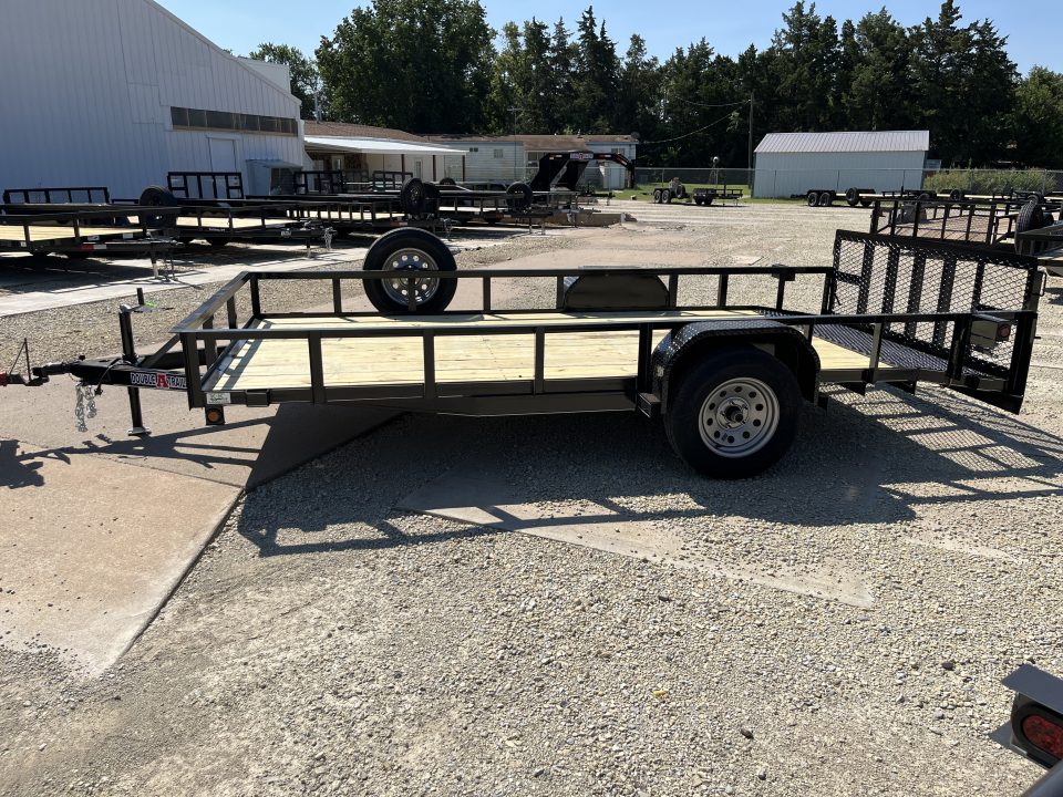 New 2026 Double A 77"x14' Dovetail Utility Trailer