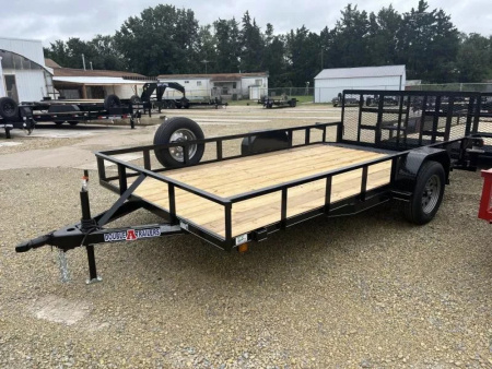 New 2025 Double A 83 x14' Dovetail Utility Trailer Utility Trailer