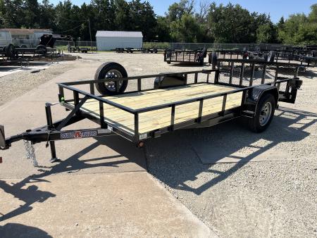 New 2026 Double A 77 x14' Dovetail Utility Trailer