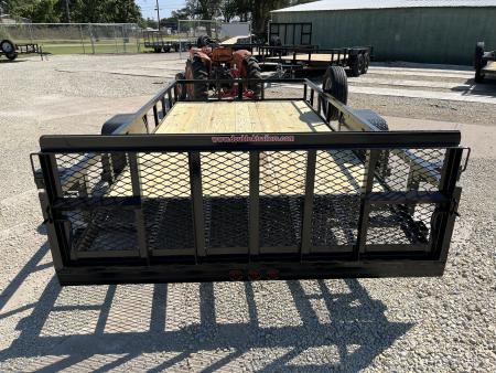 New 2026 Double A 77"x14' Dovetail Utility Trailer