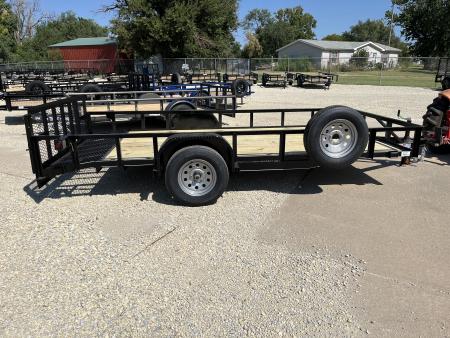 New 2026 Double A 77"x14' Dovetail Utility Trailer