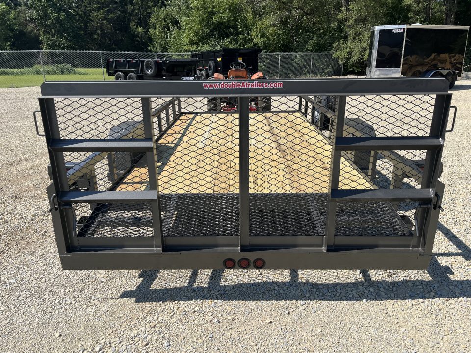 New 2026 Double A 77"x14' Dovetail Utility Trailer