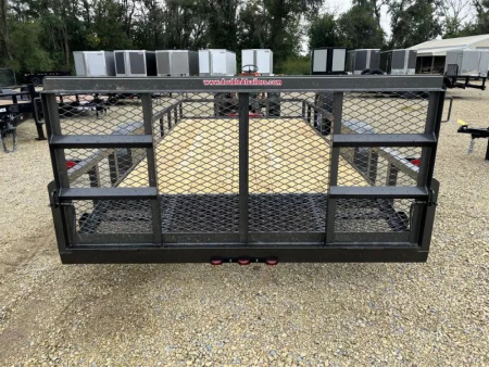 New 2026 Double A 77"x14' Dovetail Utility Trailer Utility Trailer