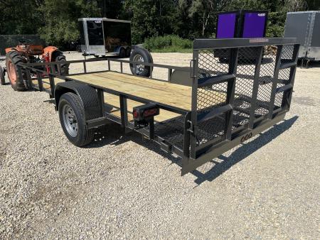New 2026 Double A 77"x14' Dovetail Utility Trailer