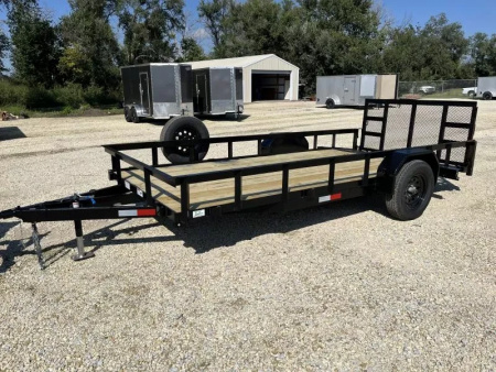New 2026 76 x14' Dovetail Utility Trailer - STAG Trailers