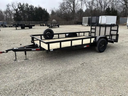 New 2026 82 x14' Dovetail Utility Trailer - STAG Trailers