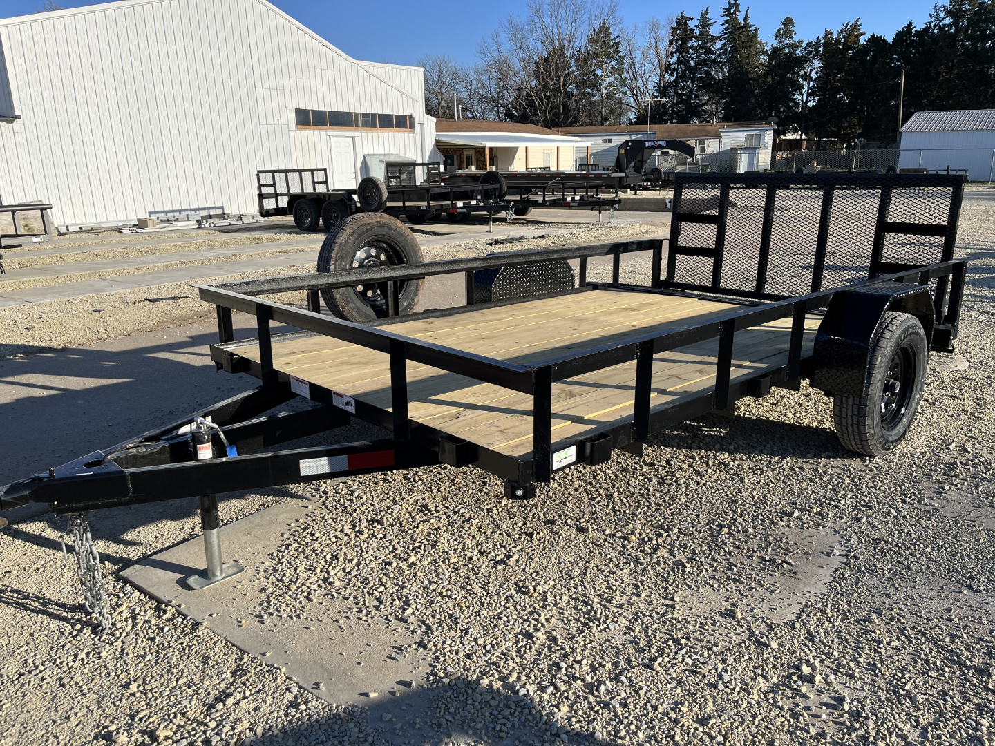 New 2026 82"x12' Dovetail Utility Trailer - STAG Trailers