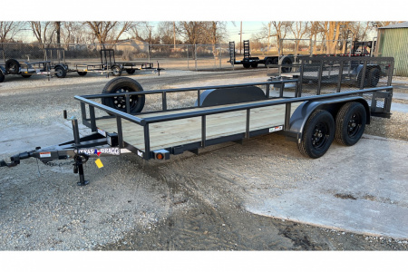 New 2026 77 x16' Dovetail Utility Trailer - Texas Bragg Trailers