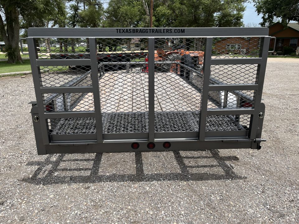New 2025 Texas Bragg Trailers 77" x 14' Tandem Dovetail Utility Trailer