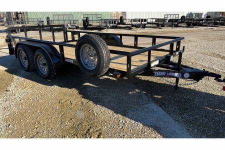 New 2026 77  x 14' Tandem Dovetail Utility Trailer - Texas Bragg Trailers