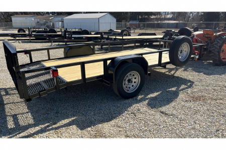 New 2026 77"x14' Dovetail - Double A Trailers