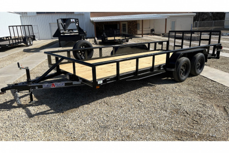New 2026 83 x18' Tandem Dovetail Utility Trailer - Double A Trailers