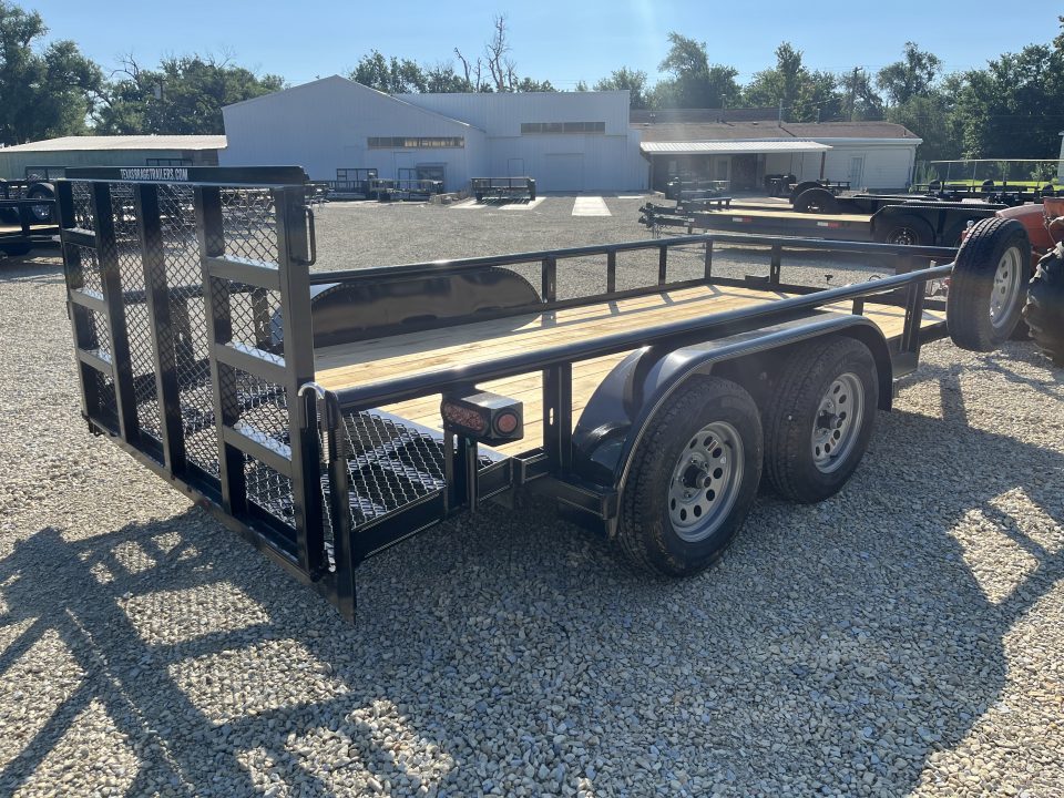 New 2026 77" x 14' Tandem Dovetail Utility Trailer - Texas Bragg Trailers
