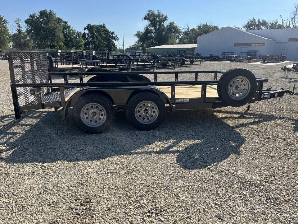 New 2026 77" x 14' Tandem Dovetail Utility Trailer - Texas Bragg Trailers