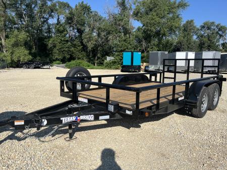 New 2026 77  x 14' Tandem Dovetail Utility Trailer - Texas Bragg Trailers