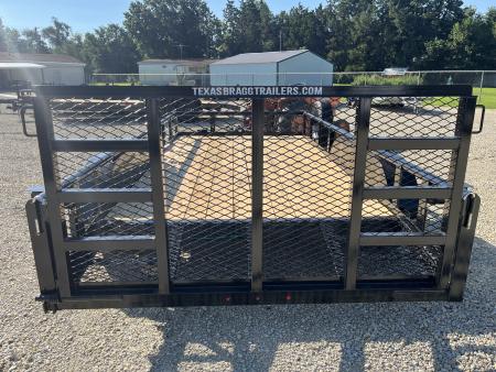 New 2026 77" x 14' Tandem Dovetail Utility Trailer - Texas Bragg Trailers