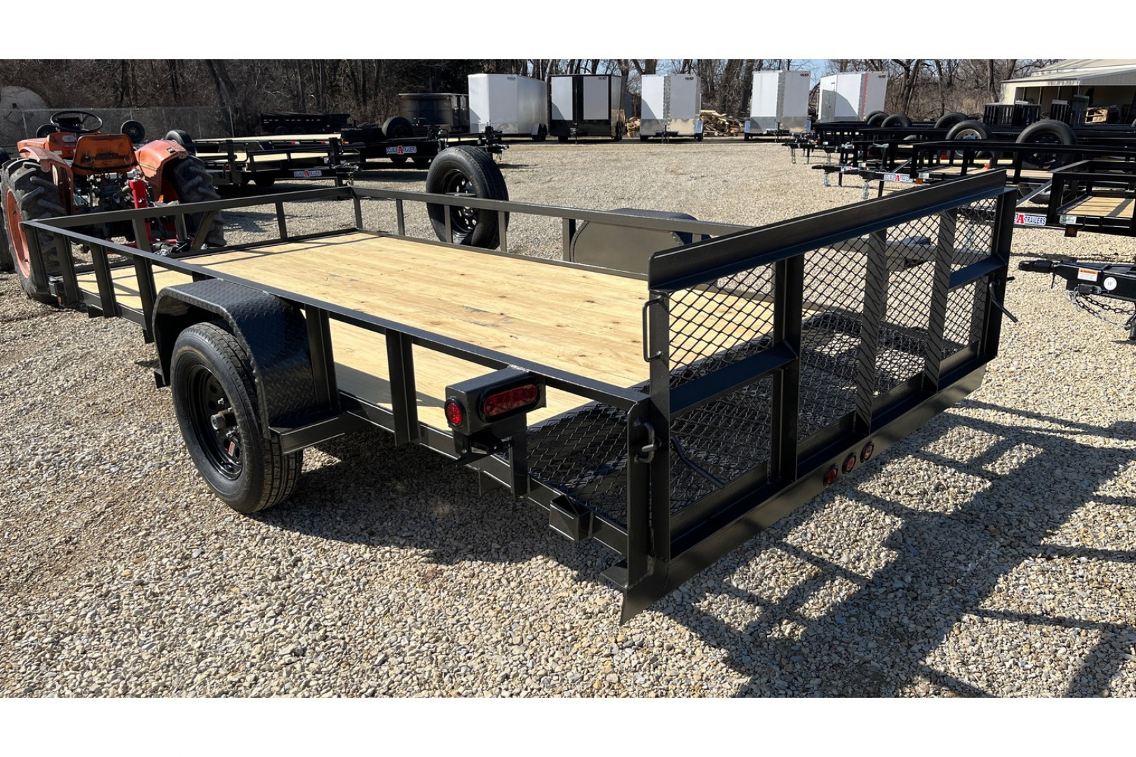 New 2026 77"x14' Dovetail - Double A Trailers