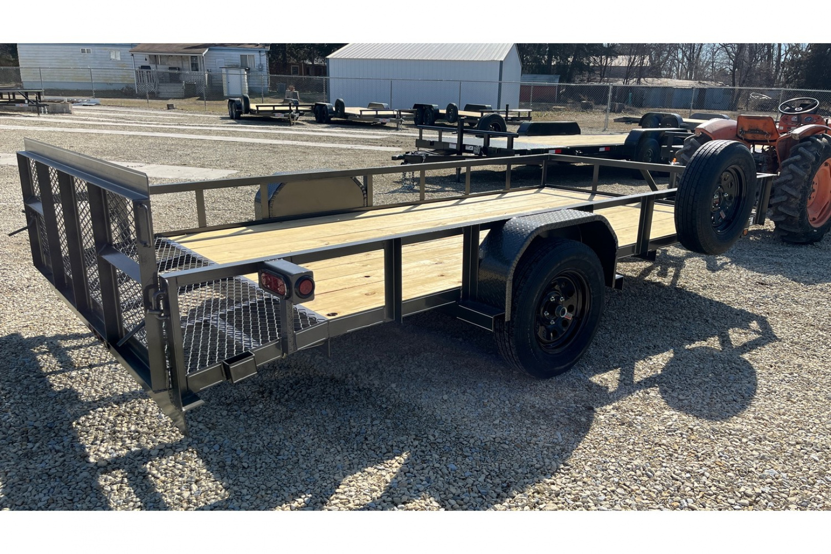New 2026 77"x14' Dovetail - Double A Trailers