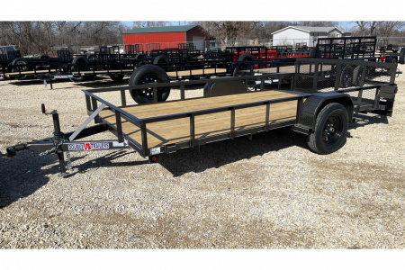 New 2026 77 x14' Dovetail - Double A Trailers