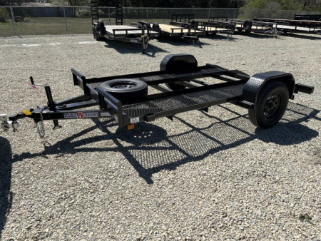 New 2025 77 x12' SXS Utility Trailer - Double A