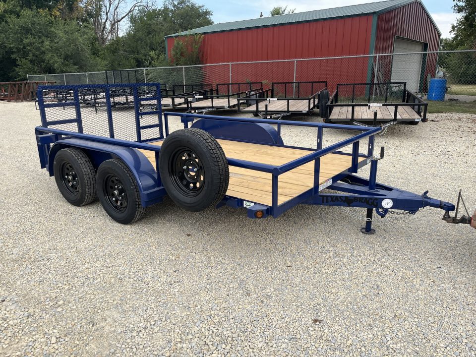 New 2026 Texas Bragg Trailers 12P - 83'' x 12' Light Pipe Utility Trailer