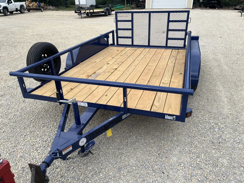 New 2026 Texas Bragg Trailers 12P - 83'' x 12' Light Pipe Utility Trailer