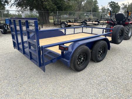 New 2026 Texas Bragg Trailers 12P - 83'' x 12' Light Pipe Utility Trailer