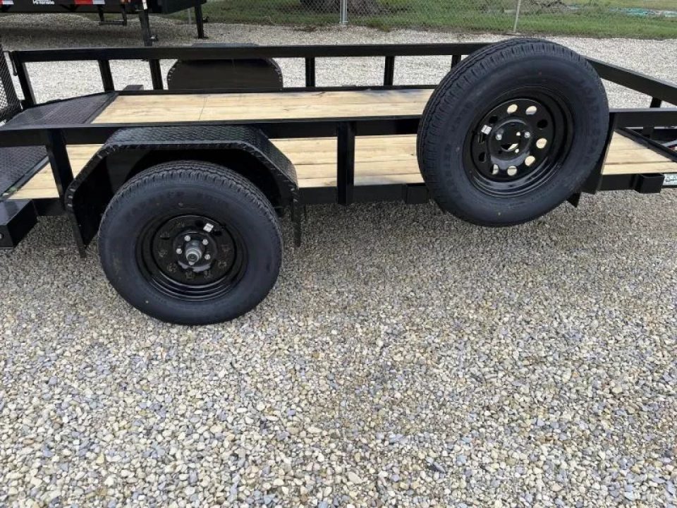 New 2026 Stag Trailers 76"x12' Dovetail Utility Trailer