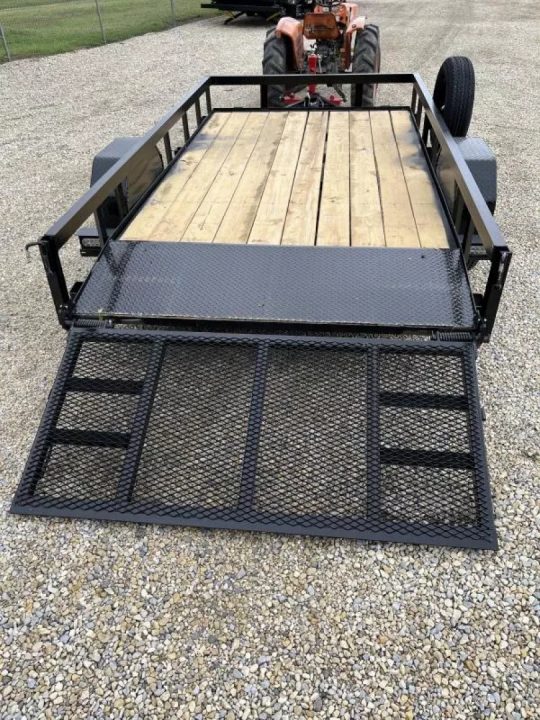 New 2026 Stag Trailers 76"x12' Dovetail Utility Trailer