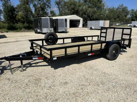 New 2026 76 x14' Dovetail Utility Trailer - STAG Trailers