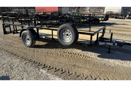 New 2026 77"x14' Dovetail Utility Trailer - Texas Bragg Trailers