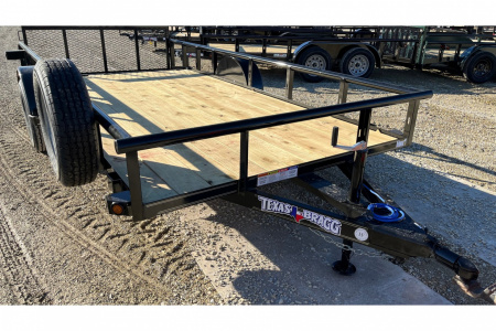 New 2026 77"x14' Dovetail Utility Trailer - Texas Bragg Trailers