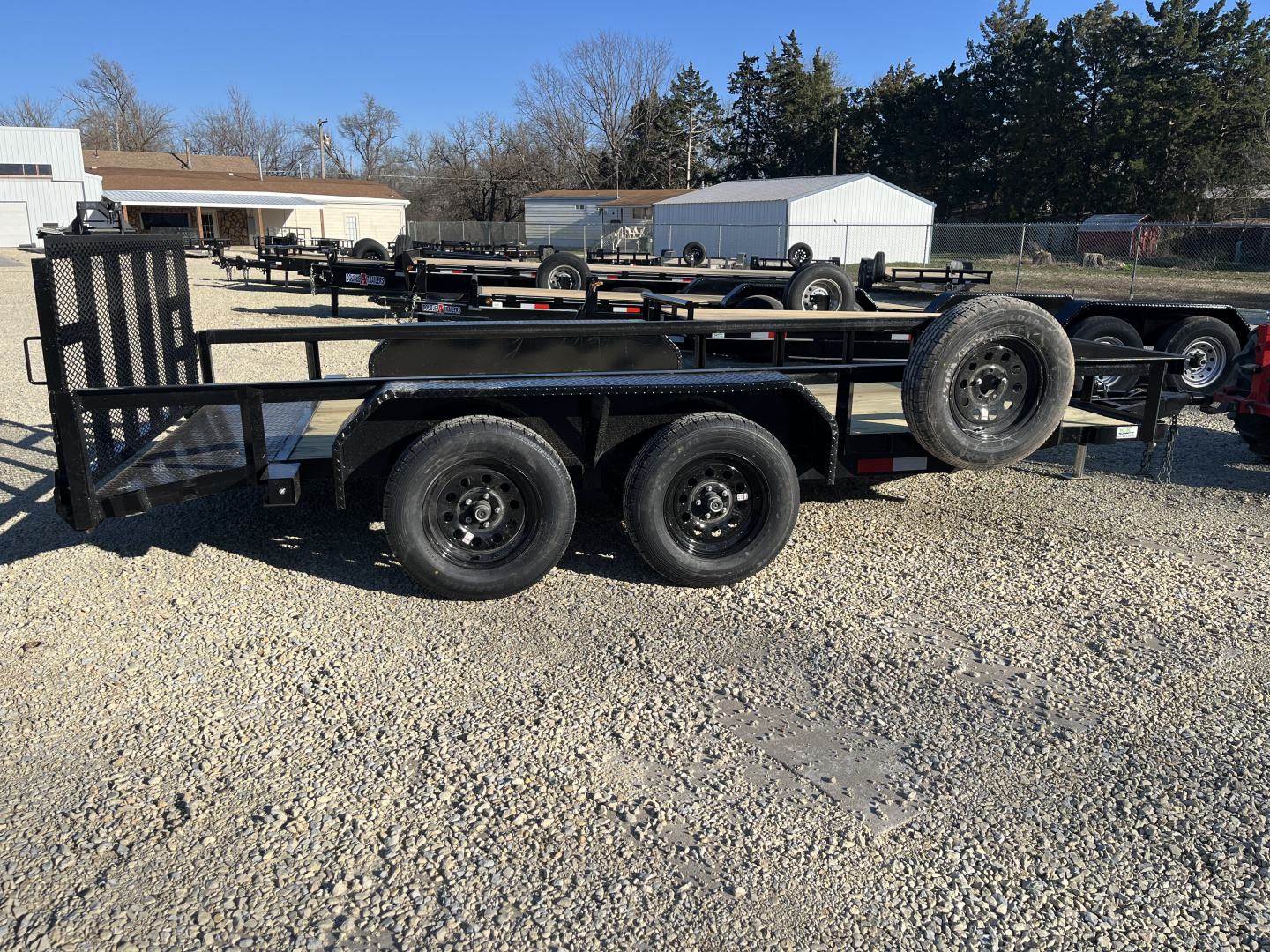 New 2026 82"x14' TA Dovetail Utility Trailer - STAG Trailers