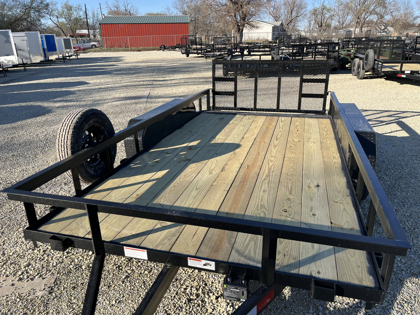 New 2026 82"x14' TA Dovetail Utility Trailer - STAG Trailers