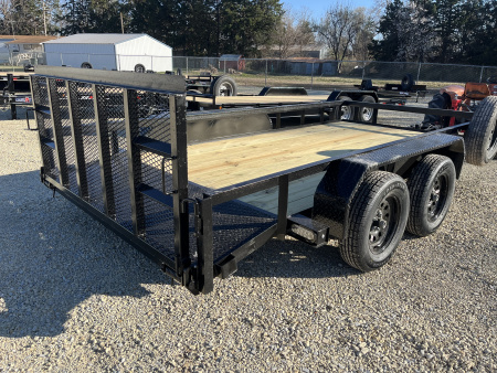 New 2026 82"x14' TA Dovetail Utility Trailer - STAG Trailers