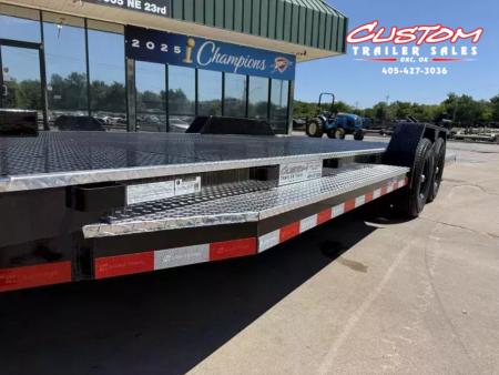 New #001352 2026 LOAD TRAIL CZ 22 X 83 TANDEM AXLE 10K STEEL FLOOR CAR HAULER W/ ALUMINUM TRIM PACKAGE